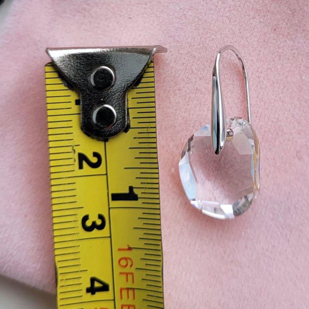 Swarovski Galet Pierced Earrings - Picture 8 of 9